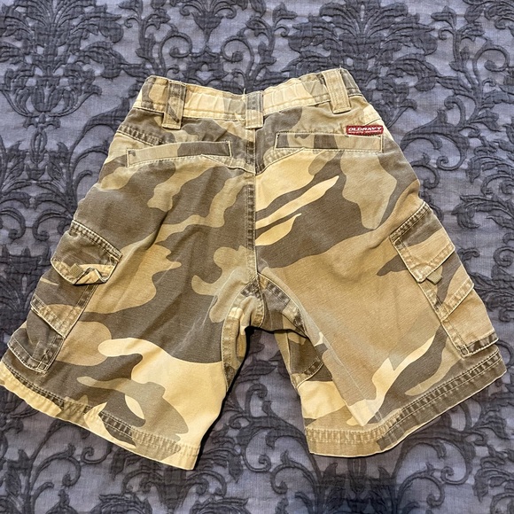Old Navy Sz 5 Slim Army Green Tan Camo Cargo Short - Picture 3 of 4